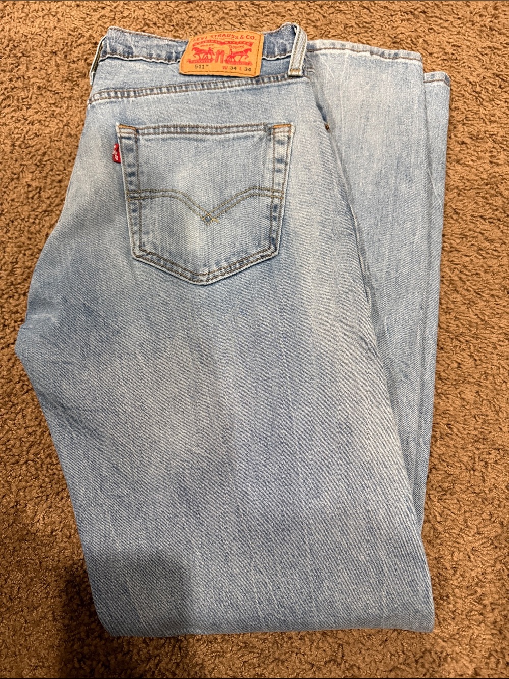 Levi's Men's Light Blue Jeans